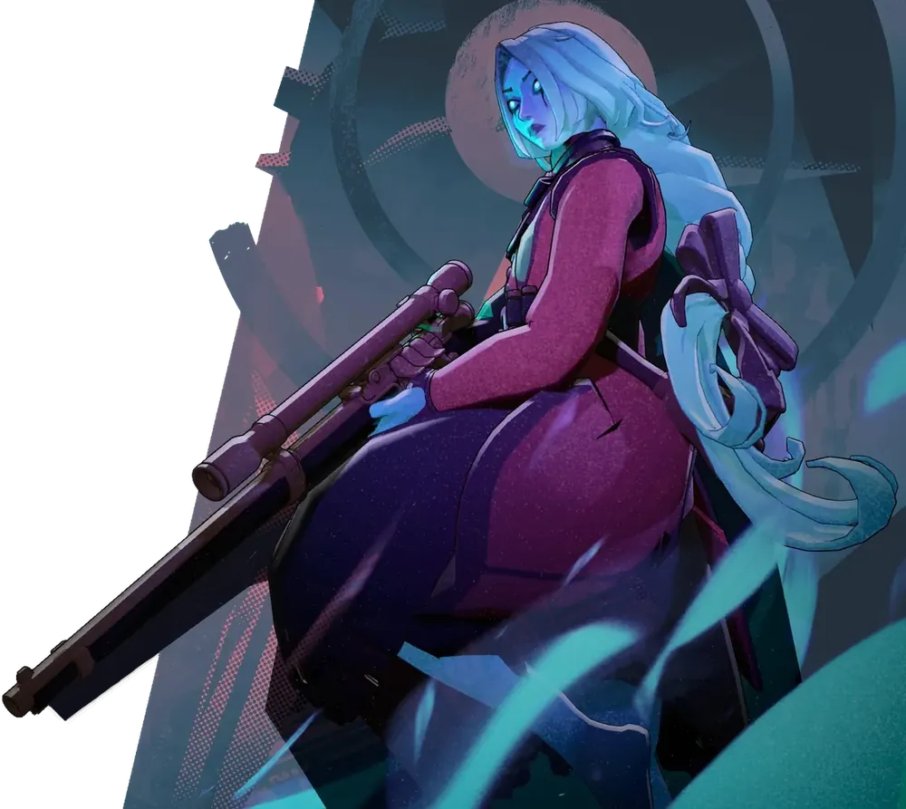 Vindicta, a Deadlock hero