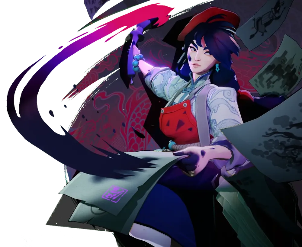 Violet, a Deadlock hero