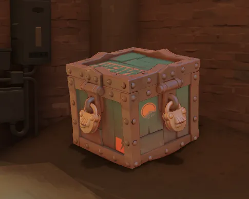 Breakables like this crate drop souls. Grab them on the way, not instead of a wave.